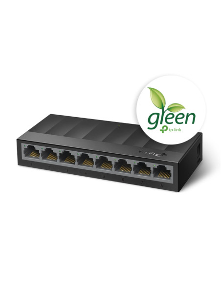 TP-Link LS1008G switch No administrado Gigabit Ethernet (10/100/1000) Negro