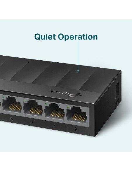TP-Link LS1008G switch No administrado Gigabit Ethernet (10/100/1000) Negro