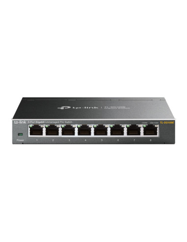 TP-Link TL-SG108E Gestionado L2 Gigabit Ethernet (10/100/1000) Negro