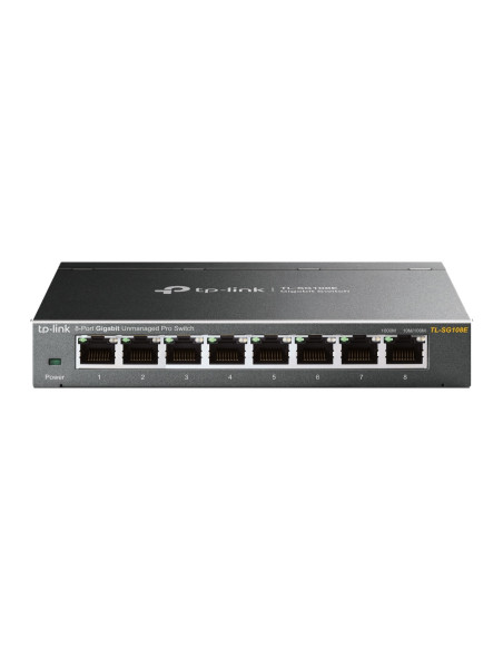 TP-Link TL-SG108E Gestionado L2 Gigabit Ethernet (10/100/1000) Negro