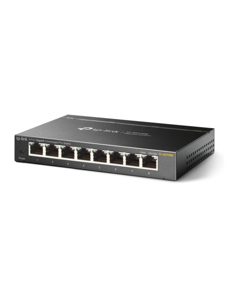 TP-Link TL-SG108E Gestionado L2 Gigabit Ethernet (10/100/1000) Negro