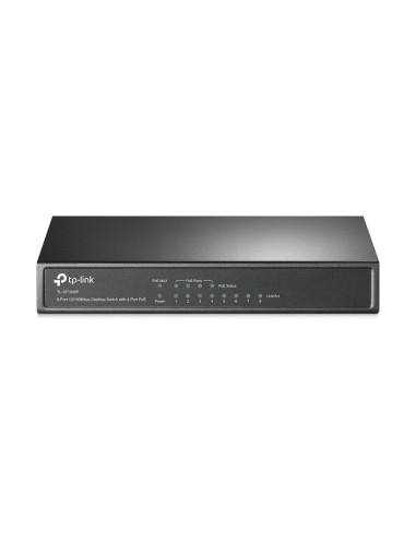 TP-Link TL-SF1008P No administrado Fast Ethernet (10/100) Energía sobre Ethernet (PoE) Negro