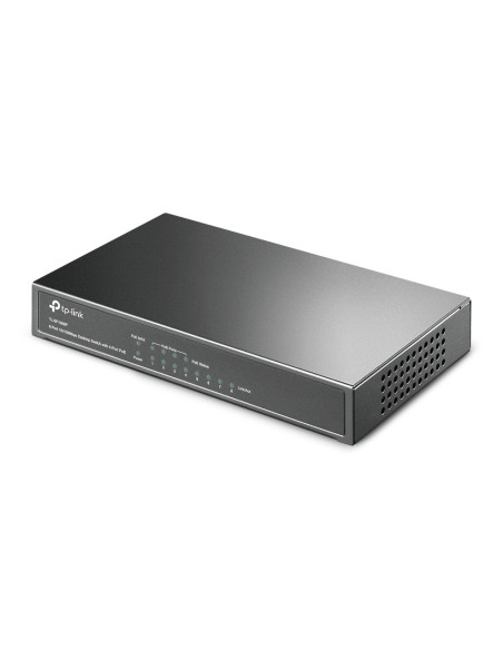 TP-Link TL-SF1008P No administrado Fast Ethernet (10/100) Energía sobre Ethernet (PoE) Negro