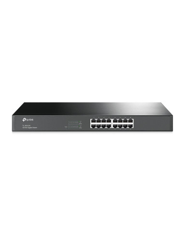 TP-Link TL-SG1016 No administrado Gigabit Ethernet (10/100/1000) 1U Negro