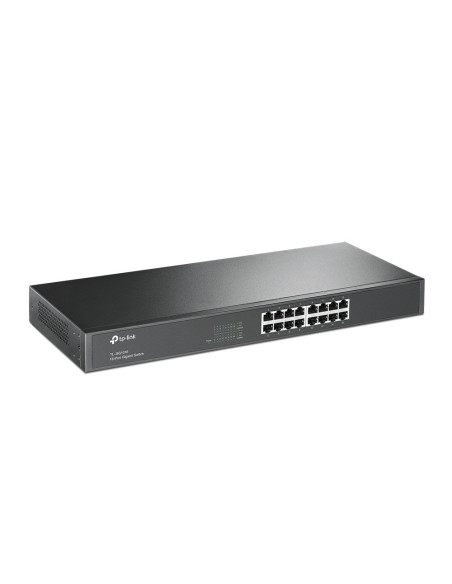TP-Link TL-SG1016 No administrado Gigabit Ethernet (10/100/1000) 1U Negro