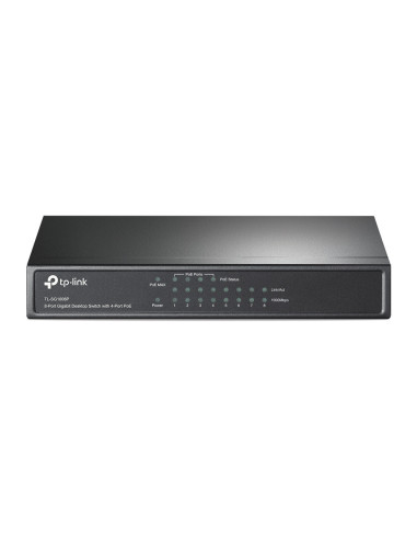 TP-Link TL-SG1008P Gestionado Gigabit Ethernet (10/100/1000) Energía sobre Ethernet (PoE) Gris