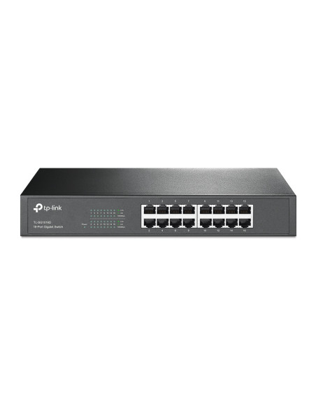 TP-Link TL-SG1016D No administrado Gigabit Ethernet (10/100/1000) Negro