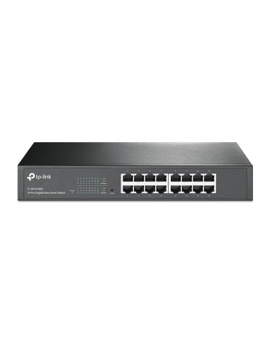 TP-Link TL-SG1016DE Gestionado L2 Gigabit Ethernet (10/100/1000) 1U Negro