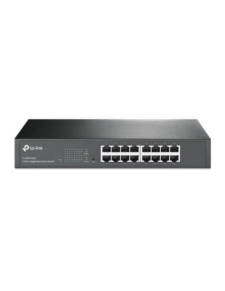 TP-Link TL-SG1016DE Gestionado L2 Gigabit Ethernet (10/100/1000) 1U Negro