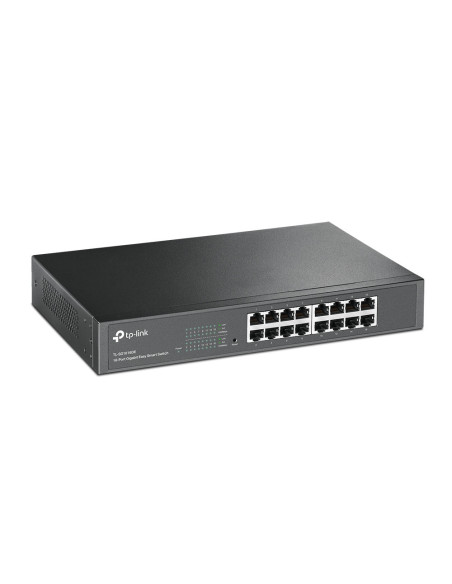 TP-Link TL-SG1016DE Gestionado L2 Gigabit Ethernet (10/100/1000) 1U Negro