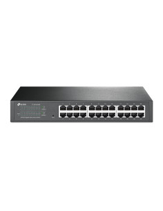 TP-Link TL-SG1024DE Gestionado L2 Gigabit Ethernet (10/100/1000) 1U Negro