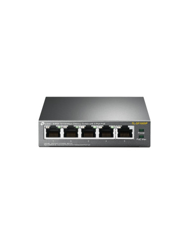TP-Link TL-SF1005P No administrado Fast Ethernet (10/100) Energía sobre Ethernet (PoE) Negro