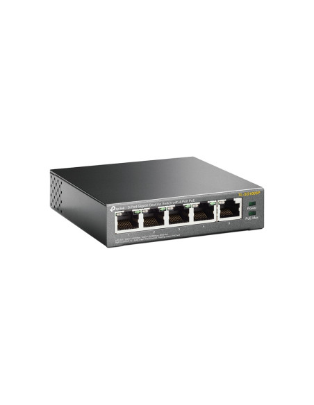 TP-Link TL-SG1005P No administrado Gigabit Ethernet (10/100/1000) Energía sobre Ethernet (PoE) Negro