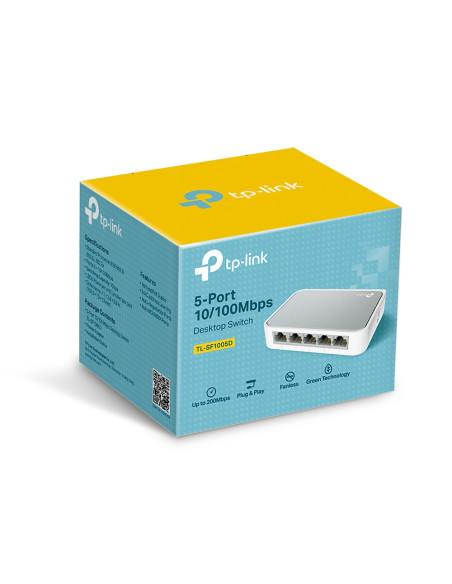 TP-Link TL-SF1005D No administrado Fast Ethernet (10/100) Blanco