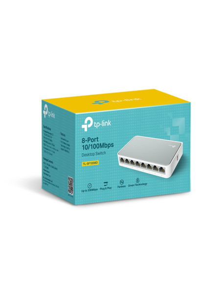 TP-Link TL-SF1008D No administrado Fast Ethernet (10/100) Blanco