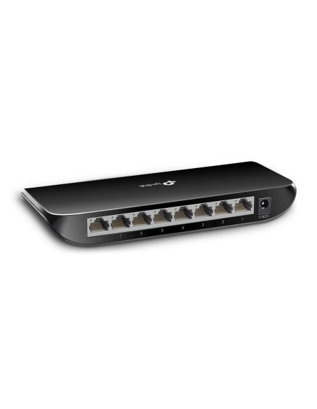 TP-Link TL-SG1008D No administrado Gigabit Ethernet (10/100/1000) Negro