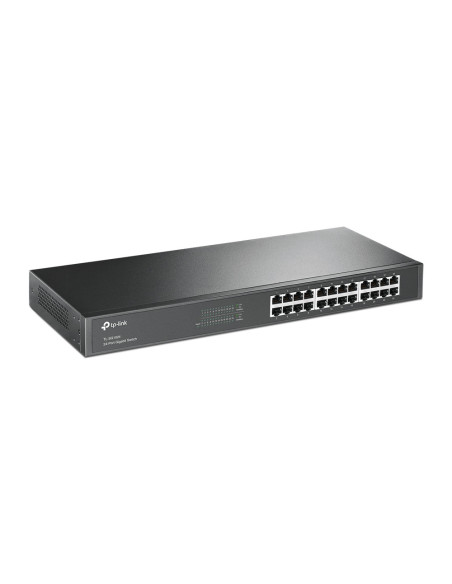 TP-Link TL-SG1024 No administrado Gigabit Ethernet (10/100/1000) 1U Negro