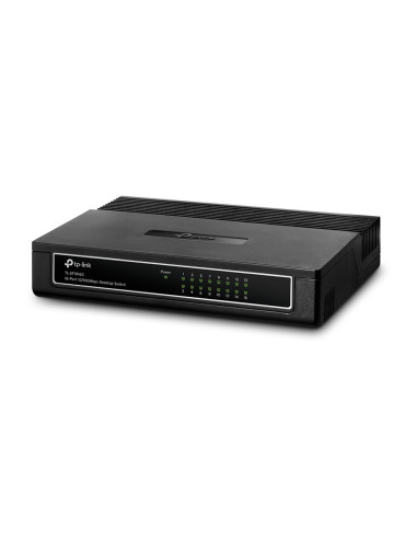 TP-Link TL-SF1016D No administrado Fast Ethernet (10/100) Negro