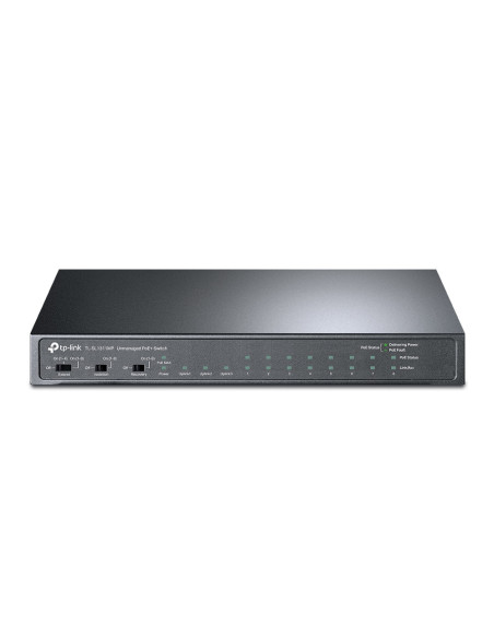 TP-Link TL-SL1311MP switch No administrado Fast Ethernet (10/100) Energía sobre Ethernet (PoE) Negro