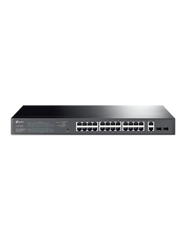 TP-Link TL-SG1428PE switch Gestionado L2 Gigabit Ethernet (10/100/1000) Energía sobre Ethernet (PoE) 1U Negro