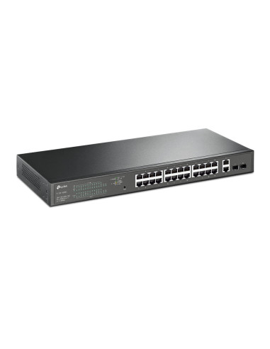 TP-Link TL-SG1428PE switch Gestionado L2 Gigabit Ethernet (10/100/1000) Energía sobre Ethernet (PoE) 1U Negro