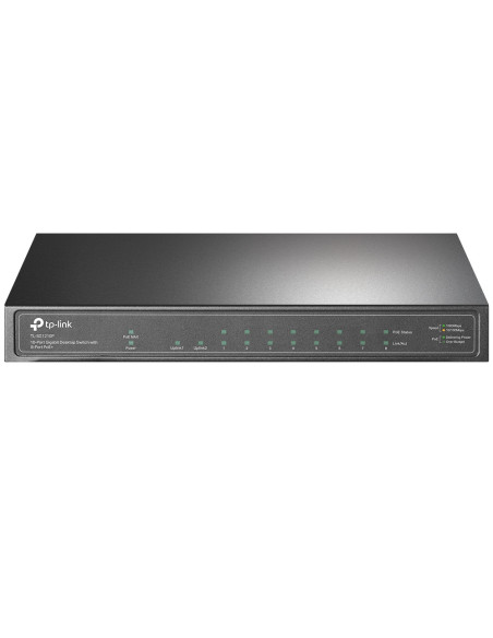 TP-Link TL-SG1210P switch No administrado Gigabit Ethernet (10/100/1000) Energía sobre Ethernet (PoE) Gris