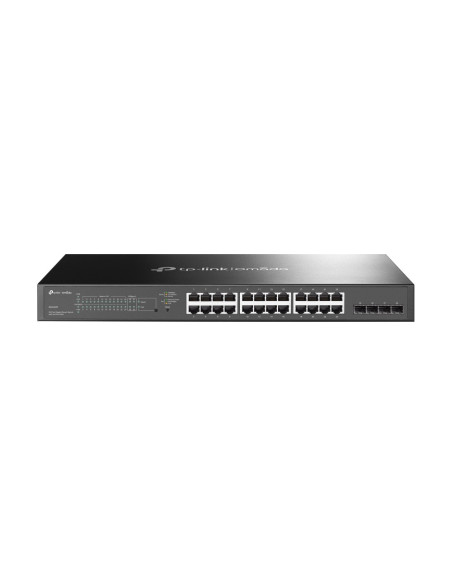 TP-Link Omada TL-SG2428P Gestionado L2/L2+ Gigabit Ethernet (10/100/1000) Energía sobre Ethernet (PoE) 1U Negro