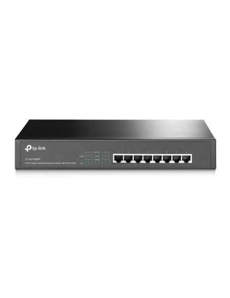 TP-Link TL-SG1008MP switch No administrado Gigabit Ethernet (10/100/1000) Energía sobre Ethernet (PoE) Negro