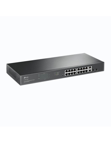 TP-Link TL-SG1218MP switch No administrado Gigabit Ethernet (10/100/1000) Energía sobre Ethernet (PoE) 1U Negro