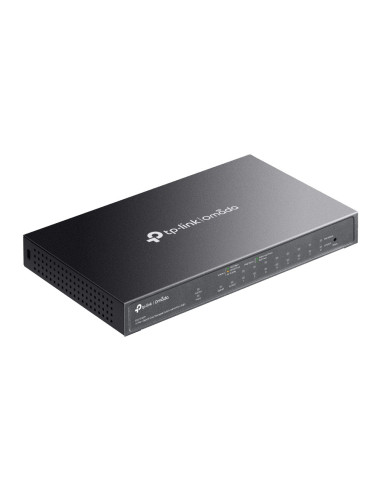 TP-Link Omada ES210GMP switch Gestionado Gigabit Ethernet (10/100/1000) Energía sobre Ethernet (PoE) Negro