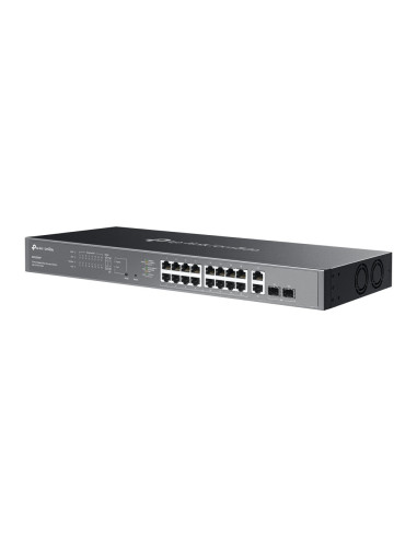 TP-Link Omada ES220GMP switch Gestionado L2 Gigabit Ethernet (10/100/1000) Energía sobre Ethernet (PoE) Negro