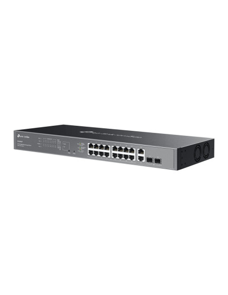 TP-Link Omada ES220GMP switch Gestionado L2 Gigabit Ethernet (10/100/1000) Energía sobre Ethernet (PoE) Negro