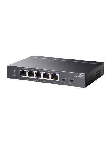 TP-Link TL-SG1005P-PD switch Gigabit Ethernet (10/100/1000) Energía sobre Ethernet (PoE) Negro