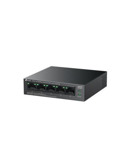 TP-Link LiteWave LS105P No administrado Fast Ethernet (10/100) Energía sobre Ethernet (PoE) Negro