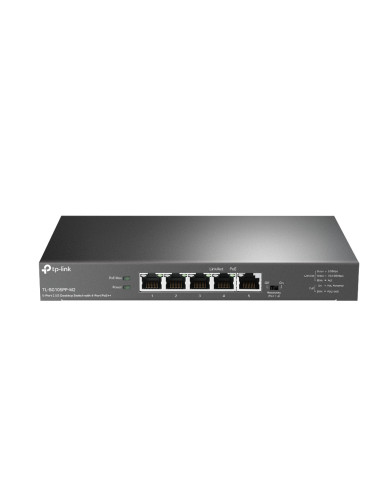 TP-Link TL-SG105PP-M2 switch No administrado Gigabit Ethernet (10/100/1000) Energía sobre Ethernet (PoE) Negro