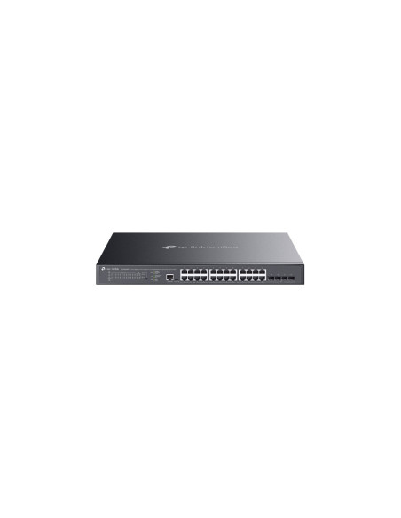 TP-Link Omada SG3428XMPP switch Gestionado L2+ Gigabit Ethernet (10/100/1000) Energía sobre Ethernet (PoE) 1U Negro