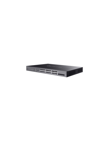 TP-Link Omada SG3428XMPP switch Gestionado L2+ Gigabit Ethernet (10/100/1000) Energía sobre Ethernet (PoE) 1U Negro