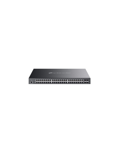 TP-Link Omada SG3452XMPP switch Gestionado L2+ Gigabit Ethernet (10/100/1000) Energía sobre Ethernet (PoE) 1U Negro