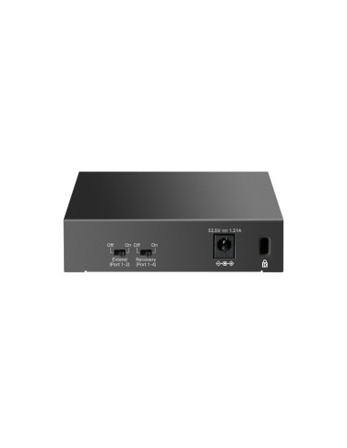 TP-Link LiteWave LS105GP switch No administrado Gigabit Ethernet (10/100/1000) Energía sobre Ethernet (PoE) Negro