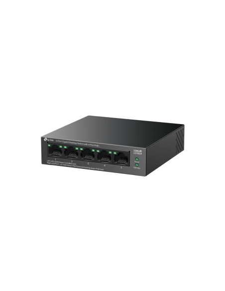 TP-Link LiteWave LS105GP switch No administrado Gigabit Ethernet (10/100/1000) Energía sobre Ethernet (PoE) Negro