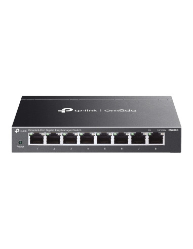 TP-Link Omada ES208G switch Gestionado L2 Gigabit Ethernet (10/100/1000) Negro