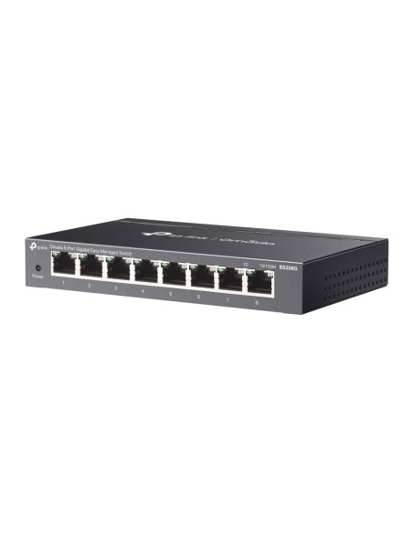 TP-Link Omada ES208G switch Gestionado L2 Gigabit Ethernet (10/100/1000) Negro