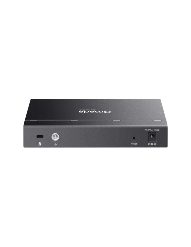 TP-Link Omada ES208GP switch Gestionado L2 Gigabit Ethernet (10/100/1000) Energía sobre Ethernet (PoE) DIN rail Negro