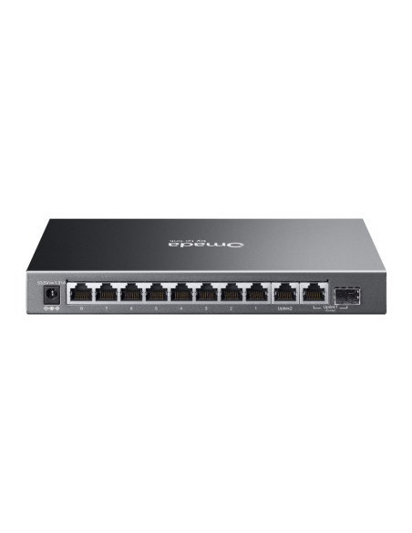 TP-Link Omada ES210GP switch Gestionado L2 Gigabit Ethernet (10/100/1000) Energía sobre Ethernet (PoE) DIN rail Negro