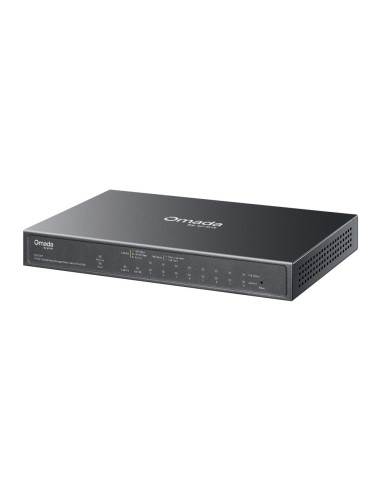 TP-Link Omada ES210GP switch Gestionado L2 Gigabit Ethernet (10/100/1000) Energía sobre Ethernet (PoE) DIN rail Negro