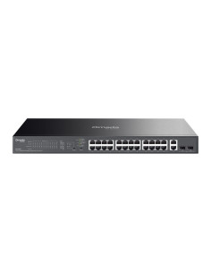 TP-Link ES228GP switch Gestionado L2 Gigabit Ethernet (10/100/1000) Energía sobre Ethernet (PoE) Negro