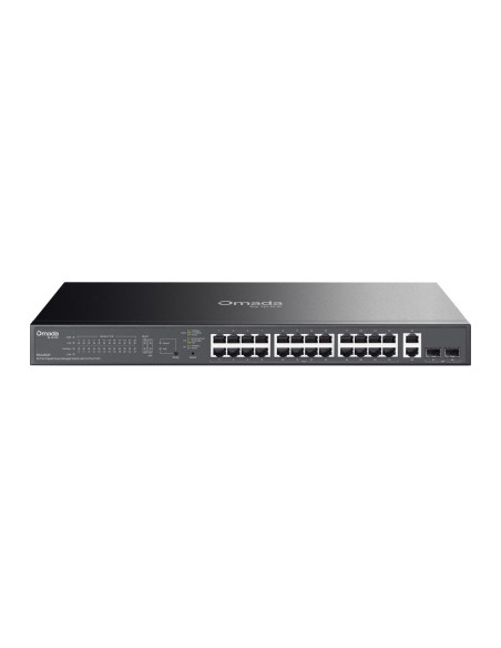 TP-Link ES228GP switch Gestionado L2 Gigabit Ethernet (10/100/1000) Energía sobre Ethernet (PoE) Negro