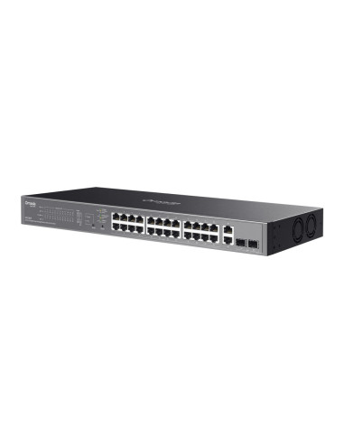 TP-Link ES228GP switch Gestionado L2 Gigabit Ethernet (10/100/1000) Energía sobre Ethernet (PoE) Negro