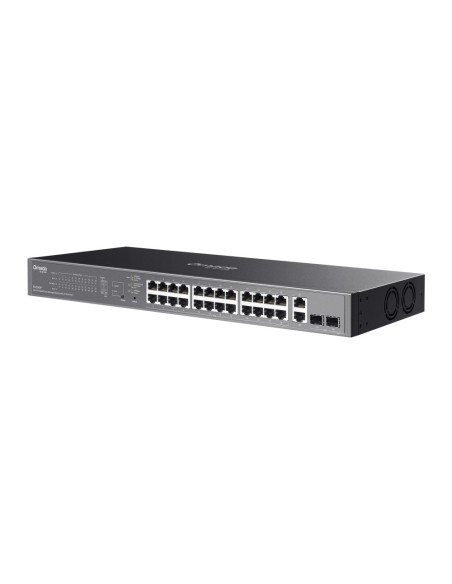 TP-Link ES228GP switch Gestionado L2 Gigabit Ethernet (10/100/1000) Energía sobre Ethernet (PoE) Negro