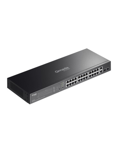 TP-Link ES228GP switch Gestionado L2 Gigabit Ethernet (10/100/1000) Energía sobre Ethernet (PoE) Negro